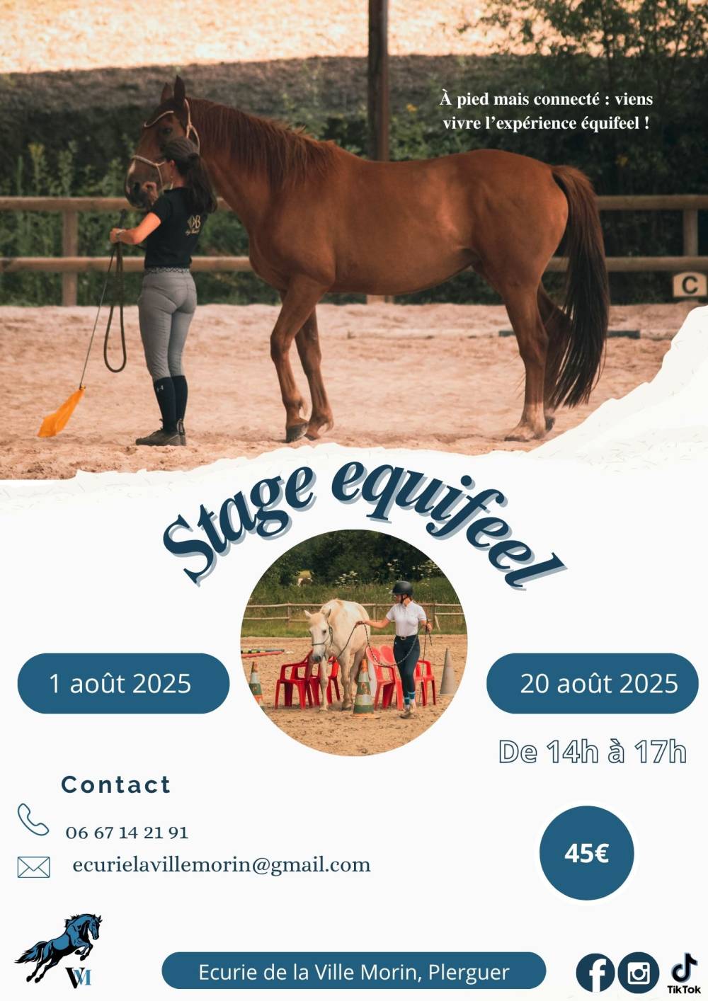 Flyer A4 Balade à Cheval Modern Black (1)